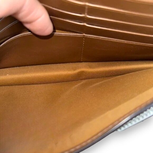 Coach Hayden Foldover Snakeskin Lizard Embossed Leather Crossbody - Picture 12 of 17